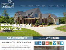 Tablet Screenshot of collinsdesignbuild.com